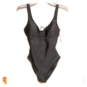 *NWT* 1 pc black bathing suit sz S